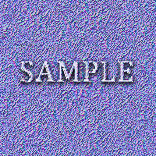Zoy Texture [ Snowy Carpet Seamless 01 ] Normal Map
