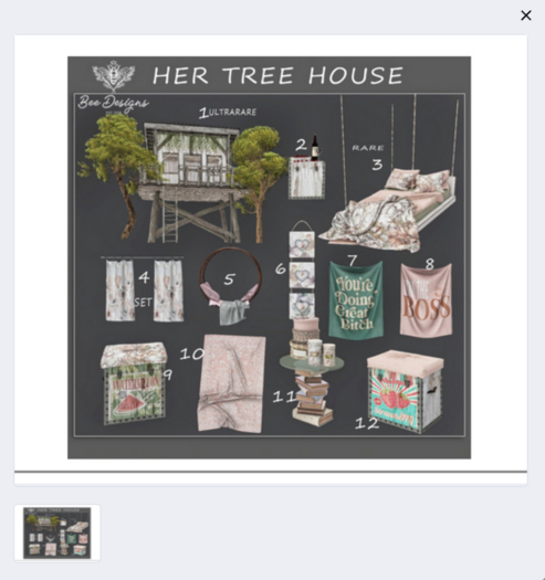 03 *Bee designs* Her Tree House RARE