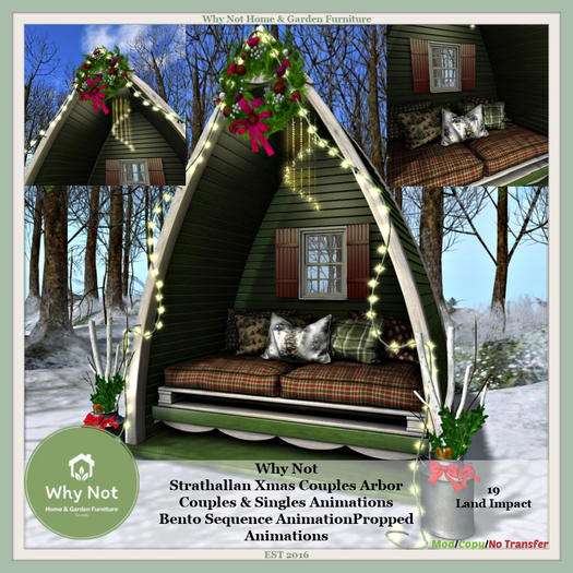 Why Not - Strathallan Xmas Couples Arbor-Boxed