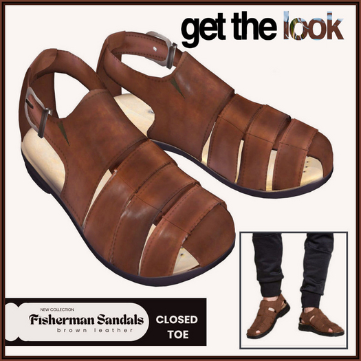 MEN'S ROMAN GLADIATOR FISHERMAN SANDALS-LEGACY MESHBODY-BELLEZA JAKE-SIGNATURE GIANNI-CLASSIC AVATAR-INITHUM KARIO