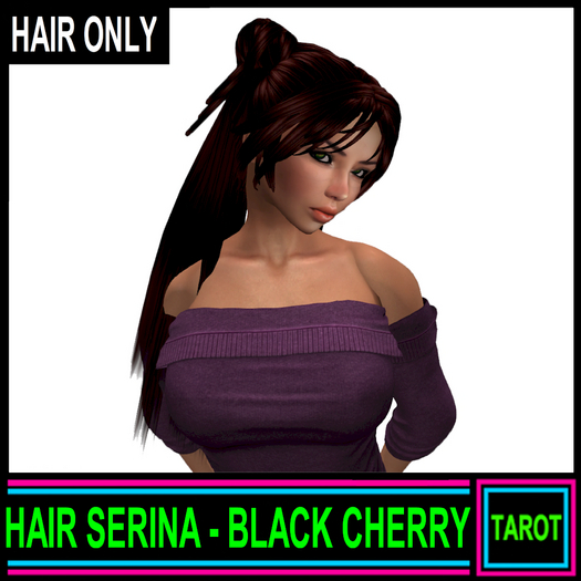 HAIR SERINA - BLACK CHERRY - FULL PERM