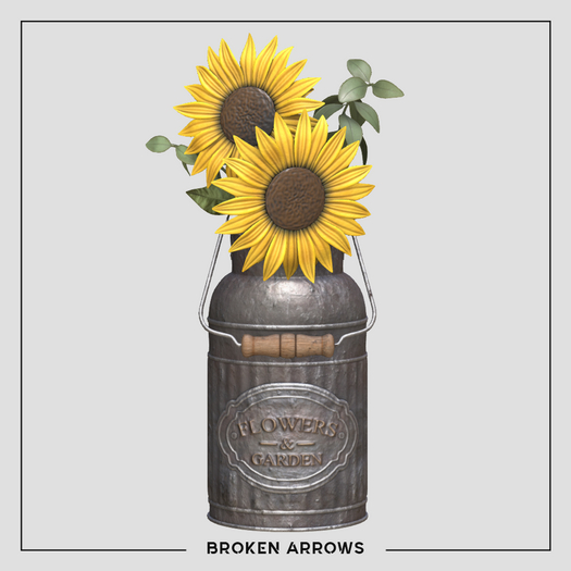 BROKEN ARROWS - Flower Market - Sunflowers - Metal 