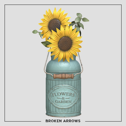 BROKEN ARROWS - Flower Market - Sunflowers  - Blue