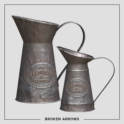BROKEN ARROWS - Flower Market - Pitchers - Metal