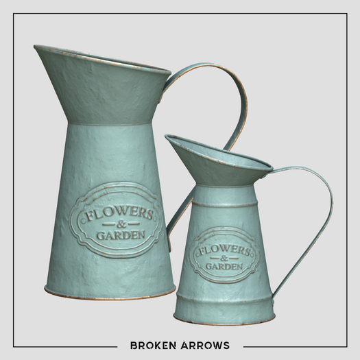 BROKEN ARROWS - Flower Market - Pitchers - Blue 