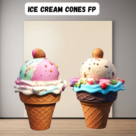 "MB" _Ice Cream Cones FP