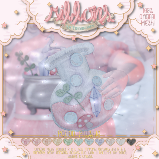 {Ribbons} Potion Plushie {Box}