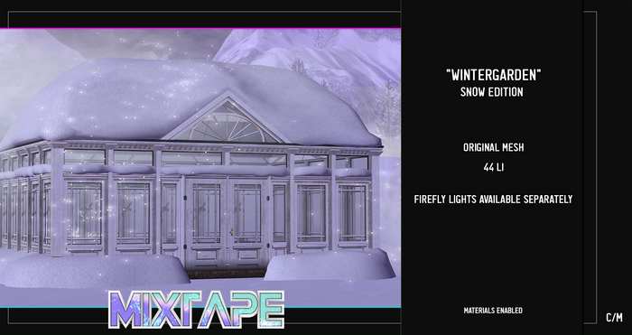 MIXTAPE Buildings - winter garden (snow version) 