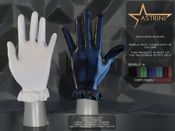 Astrini - Succubus Gloves (Single 4)