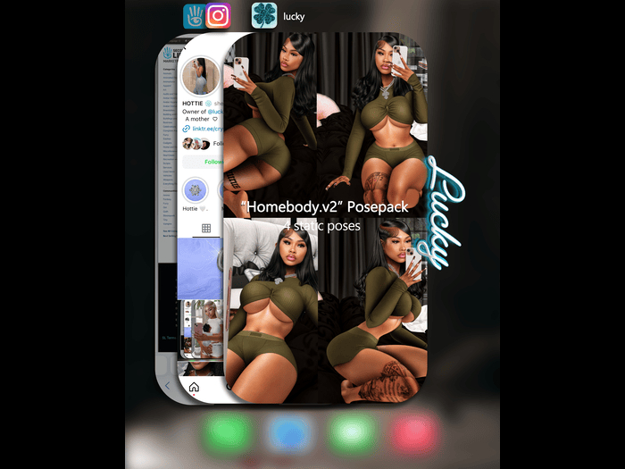 Lucky. "Homebody.v2" Posepack