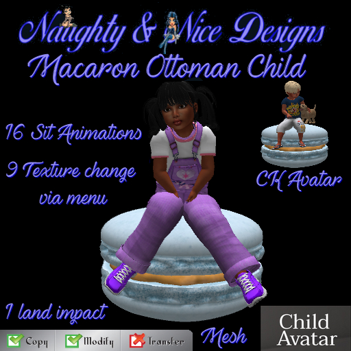 {N&ND}Macaron Ottoman Child