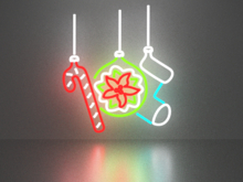Christmas toys neon sign Full Permission