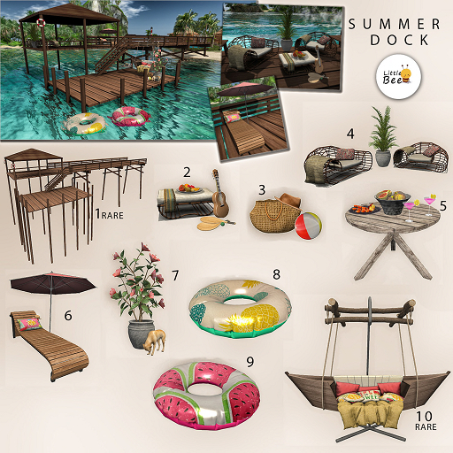 10 - Little Bee - Summer Dock RARE