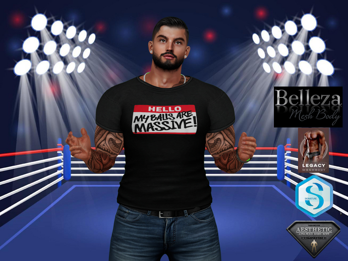 The Miz "My Balls Are Massive" Men's T-Shirt