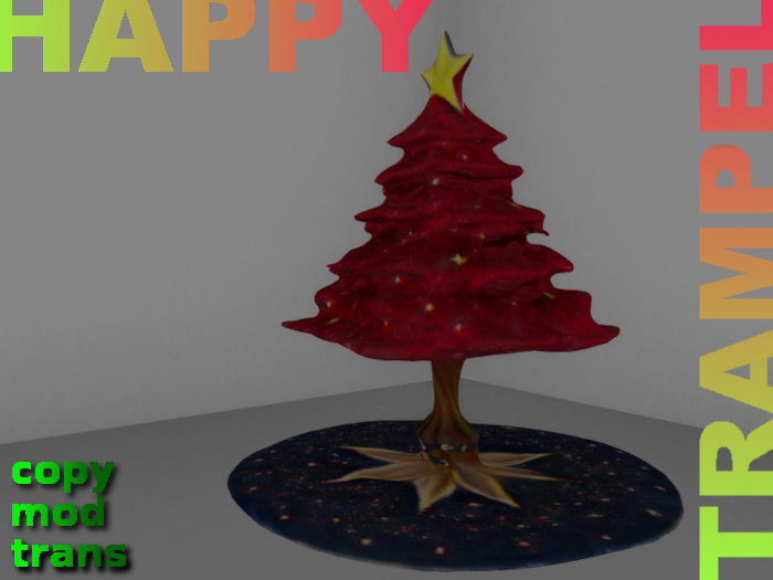 RED CHRISTMAS TREE - MESH - FULLPERM