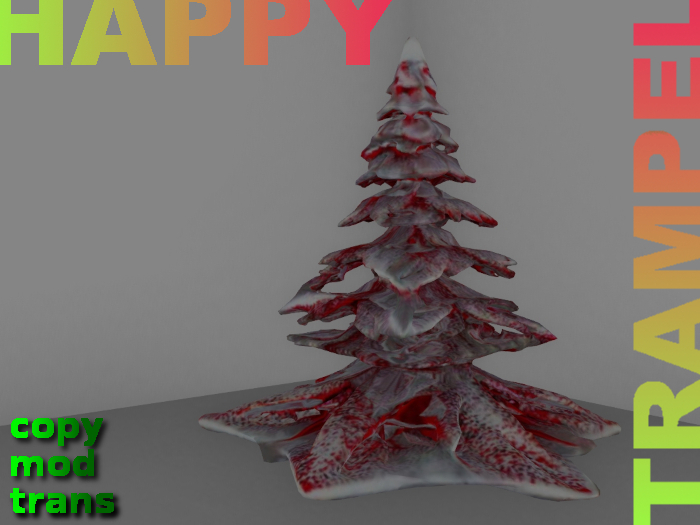 RED CHRISTMAS TREE - MESH - FULLPERM