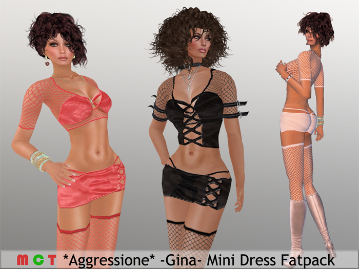 *Aggressione* -Gina- Mini Dress Fatpack (boxed)