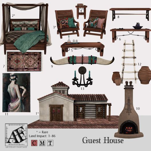 *AF* Guest House - Complete Set w/ RARE's