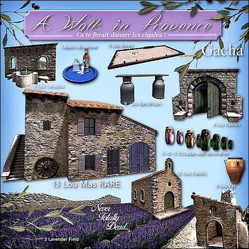 A Walk in Provence Complete set 13