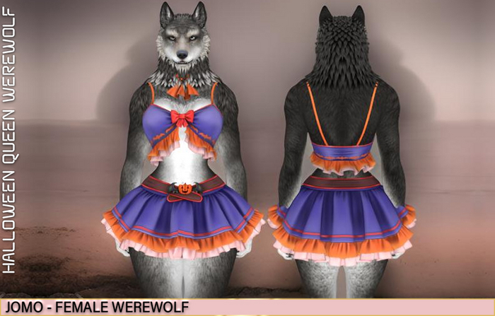 *.:Dark Cat:.*JOMO- HALLOWEEN QUEEN WEREWOLF