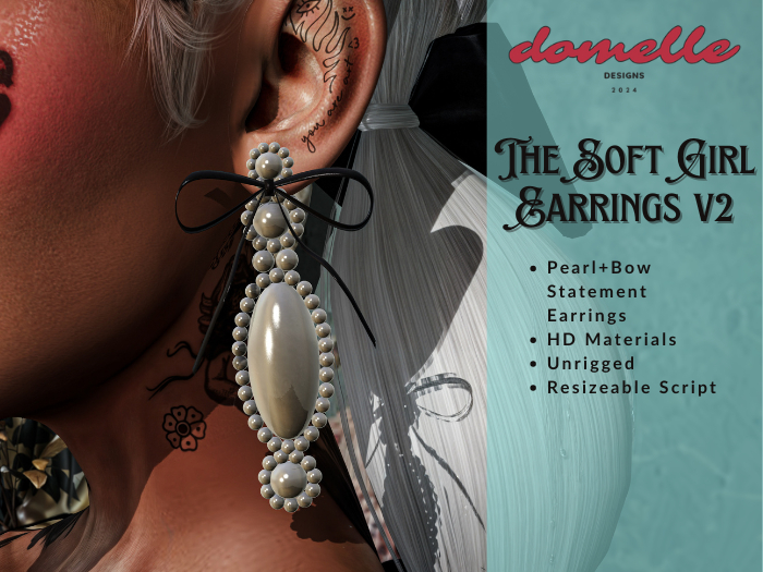 Domelle: The Soft Girl Earrings V2