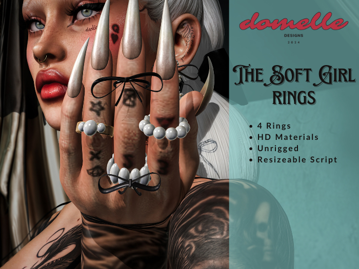 Domelle: The Soft Girl Rings