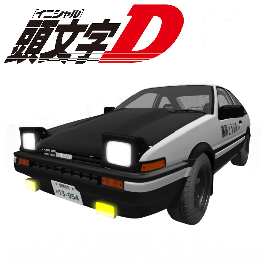 AE 86 Initial D D2