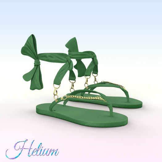 Green Chain Sandals Erika