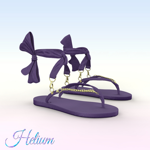 Purple Chain Sandals Erika