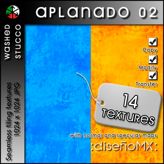 Aplanado 02 :dMX: (Washed Stucco)