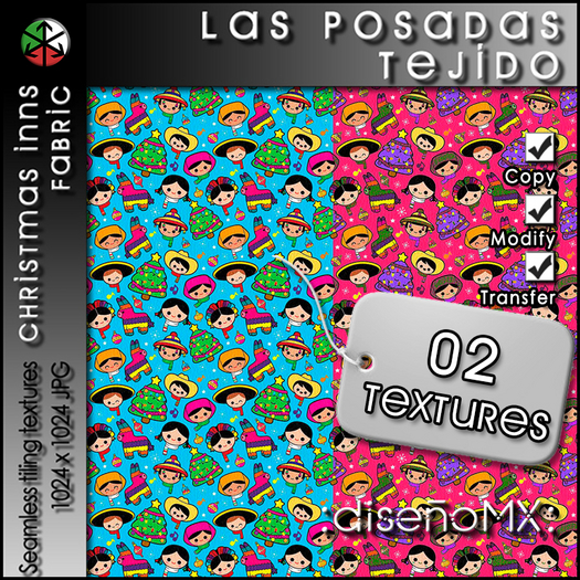 Las Posadas :dMX: (The Christmas Inns fabric)