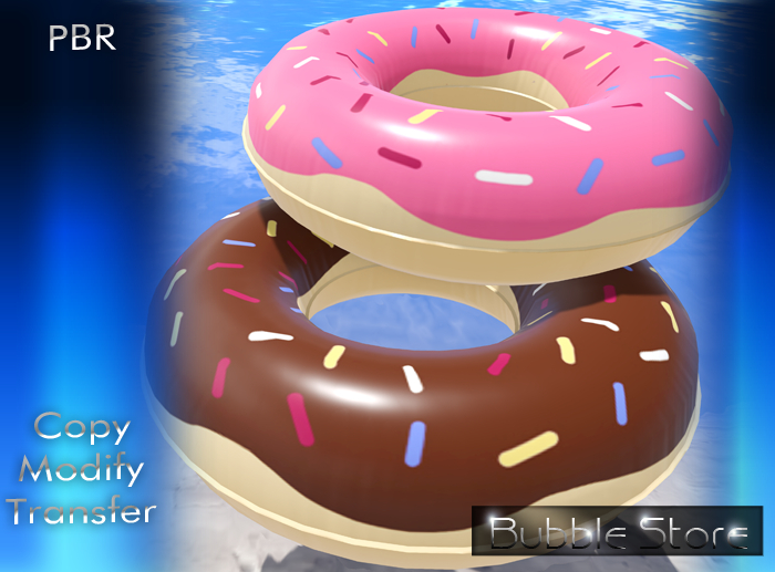 Full Perm PBR Inflatable Rings Donuts