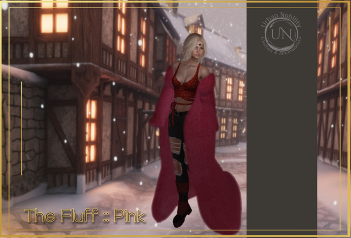 *UN* The Fluff :: Pink:: ONE SIZE FITS ALL