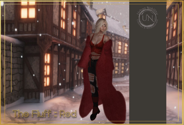 *UN* The Fluff :: Red:: ONE SIZE FITS ALL