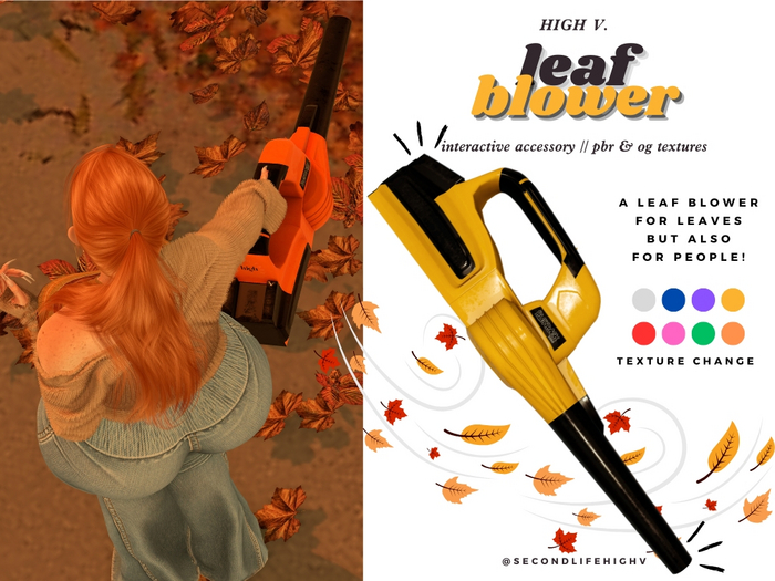 [high v.] Leaf Blower - Chubby Pack