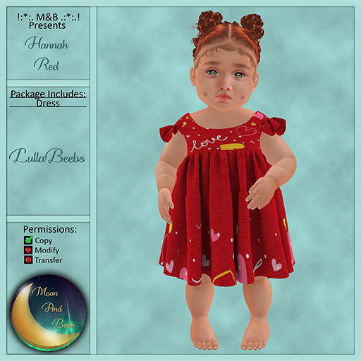 !:*:. M&B .:*:.! Hannah Red Lullabeebs 