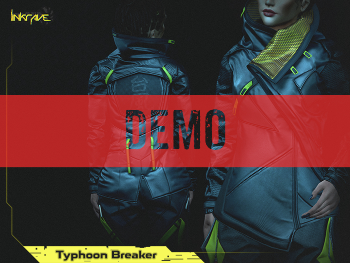 [LINKRAVE] Typhoon Breaker Jacket - (FEMALE) - DEMO