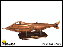 Meshuga Victorian Steampunk Nautilus Maquette FULL PERM MESH