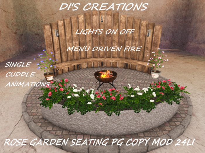 ROSE GARDEN SEATING PG