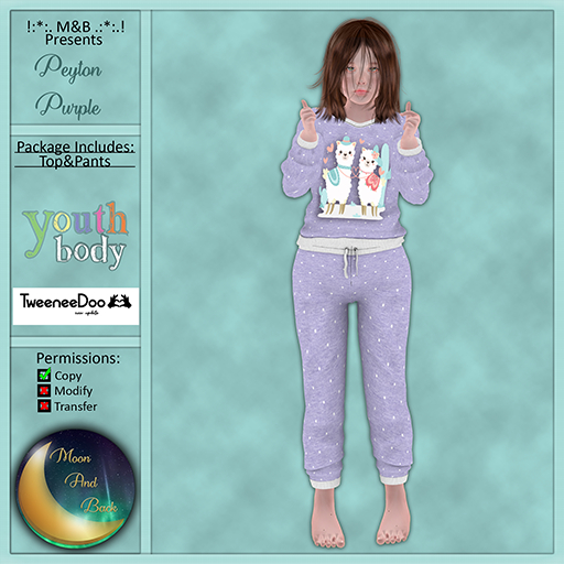 !:*:. M&B .:*:.! Peyton Purple Tweens 