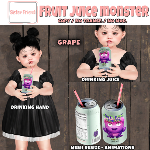 SF Fruit Juice Monster - Grape