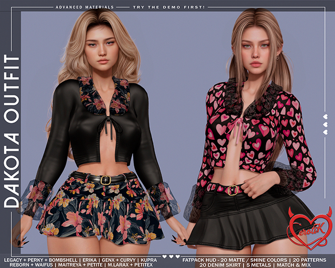 [erotiK] Dakota Outfit FATPACK