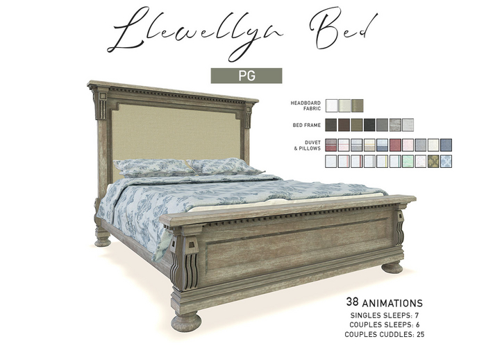 Muniick (PG) Llewellyn Bed v2