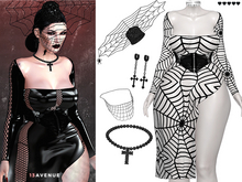 Luna Dress Set - 04 - Maitreya Lara,LaraX,Legacy,Perky,Reborn,Waifu