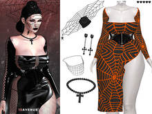 Luna Dress Set - 15 - Maitreya Lara,LaraX,Legacy,Perky,Reborn,Waifu