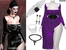Luna Dress Set - 16 - Maitreya Lara,LaraX,Legacy,Perky,Reborn,Waifu