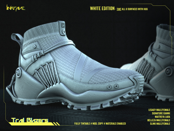 [LINKRAVE] Trail Blazer Shoes - White