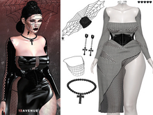 Luna Dress Set - 19 - Maitreya Lara,LaraX,Legacy,Perky,Reborn,Waifu