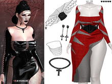 Luna Dress Set - 22 - Maitreya Lara,LaraX,Legacy,Perky,Reborn,Waifu