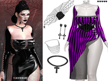 Luna Dress Set - 32 - Maitreya Lara,LaraX,Legacy,Perky,Reborn,Waifu